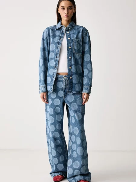 Джинсовая рубашка Marimekko
