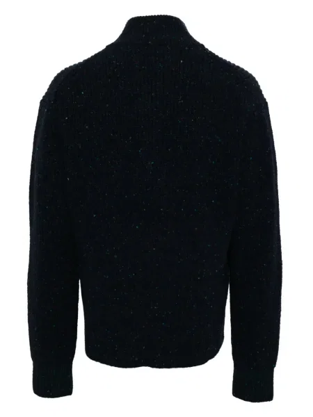 Pulover Ps Paul Smith de jumătate de fermoar albastru