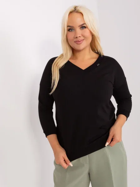 Bluză Fashionhunters negru