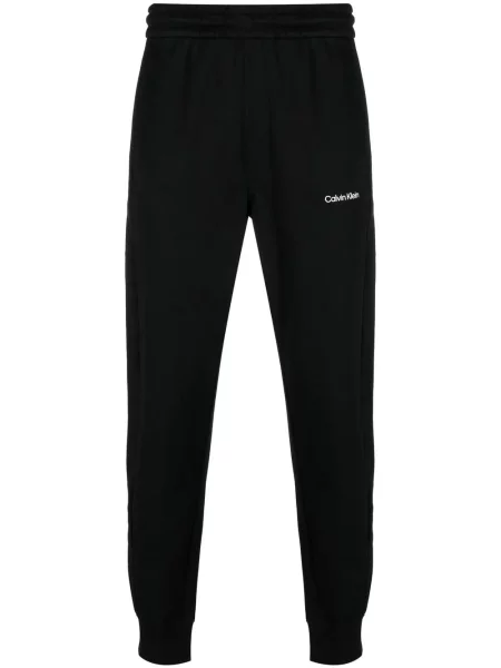 Pantaloni Calvin Klein cu imagine negru