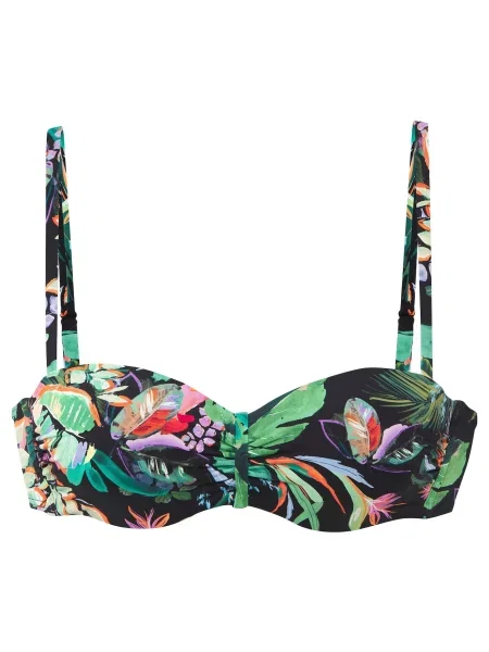 VENICE BEACH Sutien costum de baie verde deschis / lila / portocaliu negru