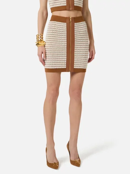 Спідниця Elisabetta Franchi бежева