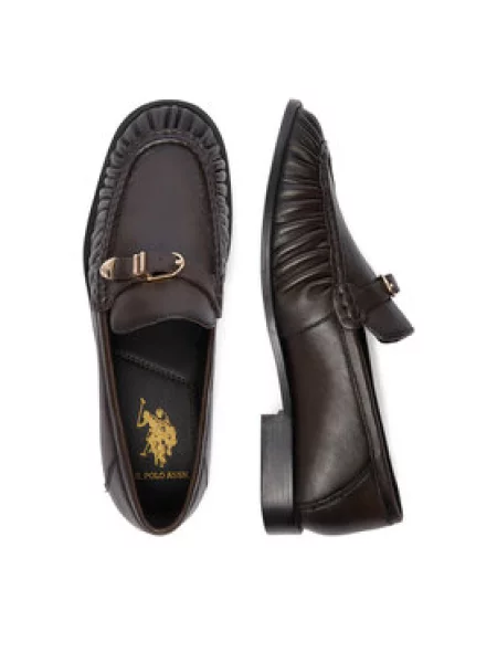Polo marškinėliai U.s. Polo Assn. ruda