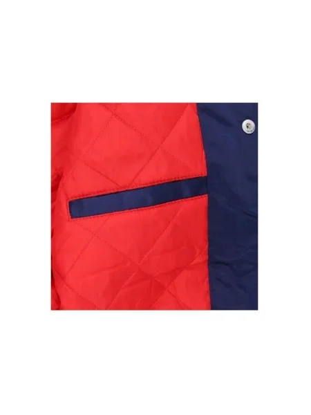 Geacă Mitchell & Ness din satin albastru