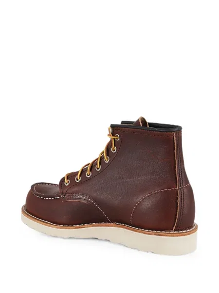 Кожени класически боти до глезена Red Wing Shoes червено