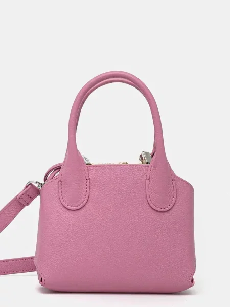 Кожена чанта Silvian Heach FERROVIA розово
