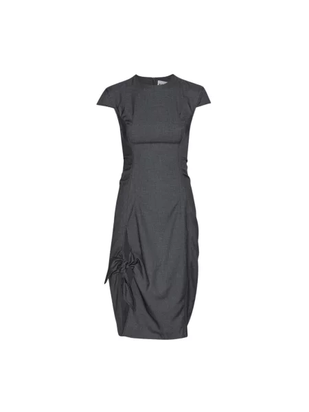 Sukienka Remain Birger Christensen wełniana biznesowa czarna