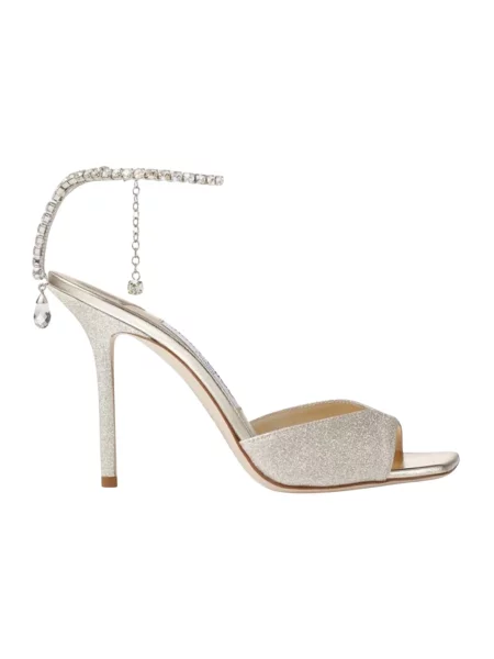Czółenka Jimmy Choo skórzana szara