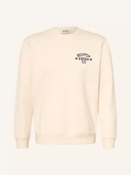 Bluza z nadrukiem z logo Scotch & Soda biała