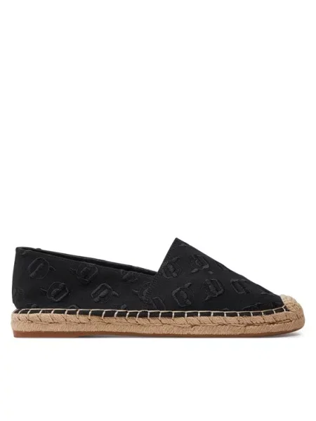 Espadrile KARL LAGERFELD črna