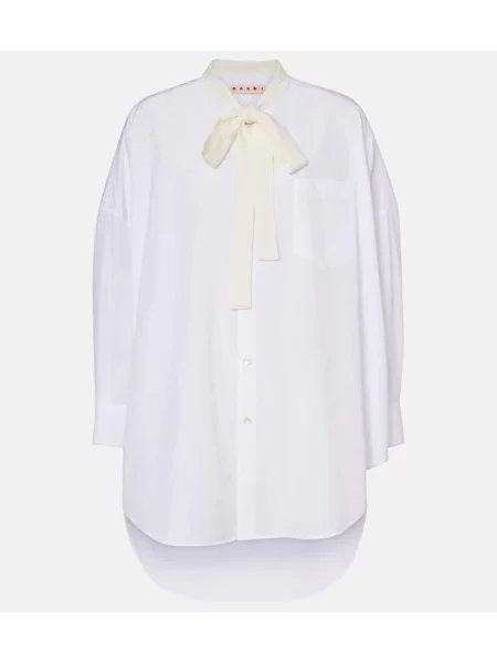 Top Marni garniturowy biały