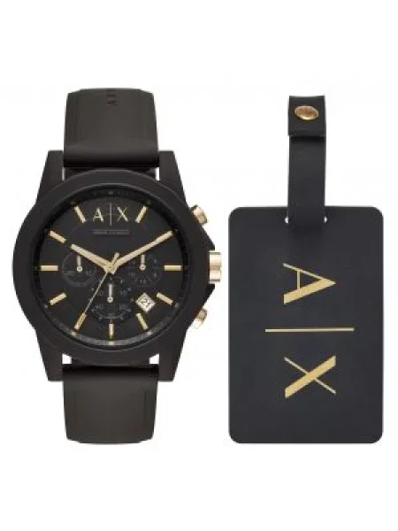 ARMANI EXCHANGE Analógové hodinky zlatá / čierna