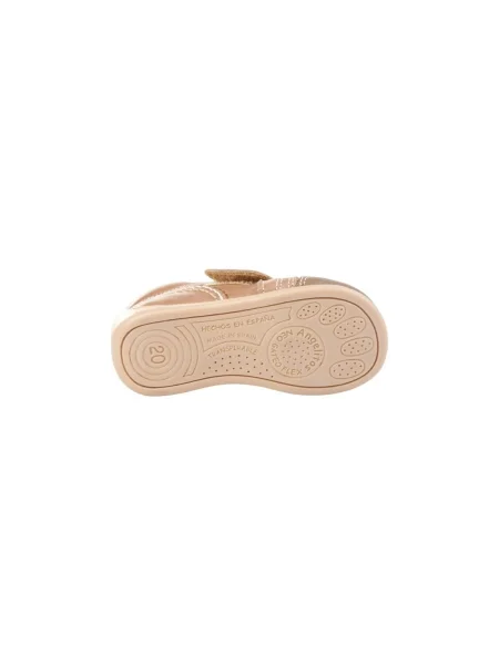 Pantofi Angelitos cu velcro maro