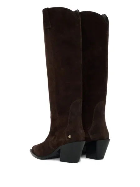 Велурени ботуши Anine Bing кафяво