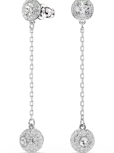 Swarovski kolczyki UNA srebrne