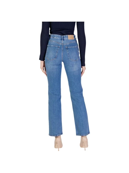 Blugi drepți Vero Moda albastru