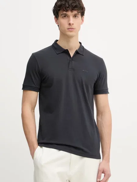 BOSS Green polo Pio 1 granatowa