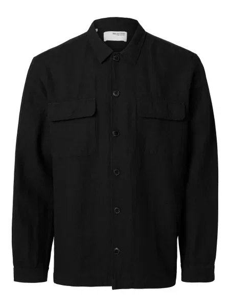 SELECTED Košile SLH-Leroy Sun' černá