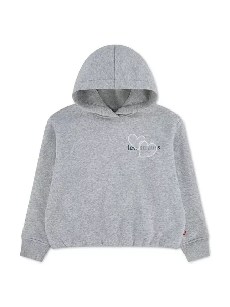 Levi's hanorac cu glugă pentru copii cu MEET AND GREET BUBBLE HOOD gri