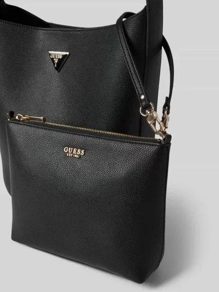 Guess Torba Meridian Z Woreczkiem schwarz czarna