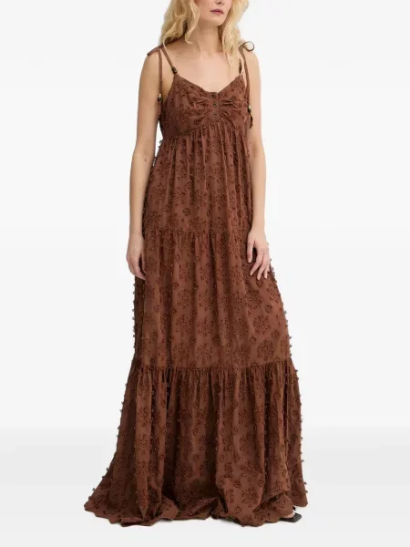 Rochie maxi Silvian Heach cu broderie
