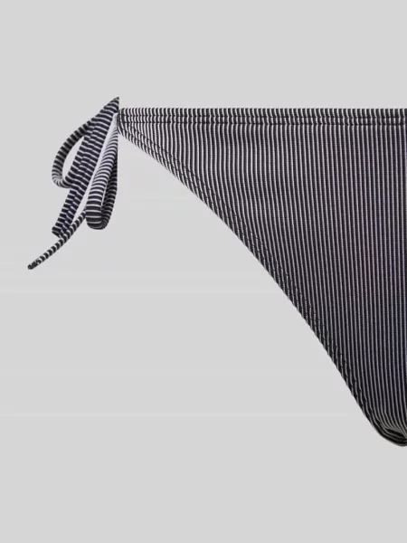 Figi bikini z bocznymi wiązaniami Calvin Klein Underwear czarne