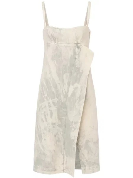 Odgovarati traper haljina Moschino Jeans s volanima