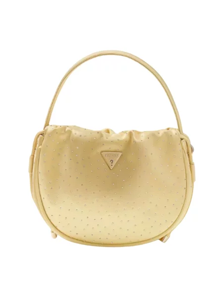 Mała mały kryształ górski torebka Guess żółta