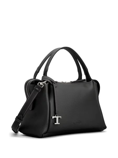 Geanta de piele Tod's din piele mini negru