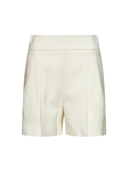 Szorty Max Mara wełniane białe
