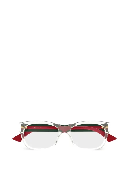 Ochelari de soare Gucci cu dungi alb