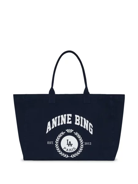 Geantă shopper Anine Bing albastru