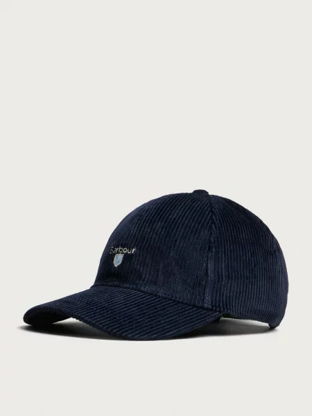 Czapka z daszkiem Barbour granatowa