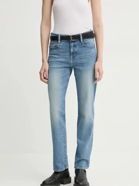 Дънки G-Star Raw със стандартна талия синьо