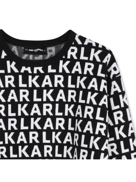 Sweter dziecięcy Karl Lagerfeld czarny
