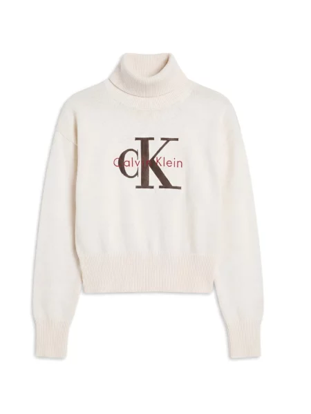 Rolák Calvin Klein Jeans s autogramom béžová