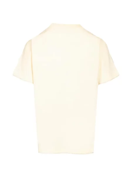 Rövid póló Moncler fehér