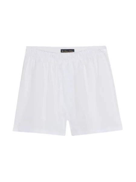 Bokserki Brooks Brothers popelinowe białe