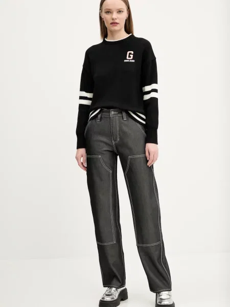 Guess Originals jeansy high waist szare