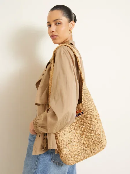 Isabel Marant Kabelka Přes Rameno Praia Small světle hnědá