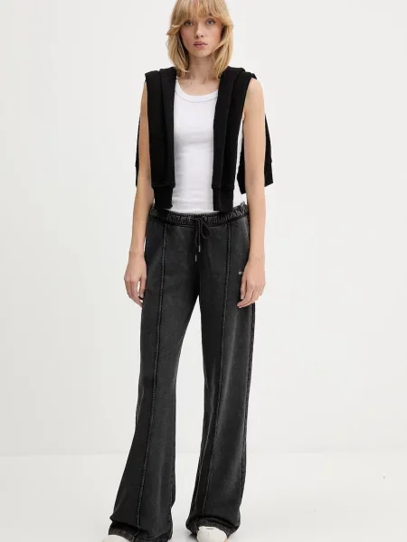 Спортивні штани Guess Jeans однотонні сірий