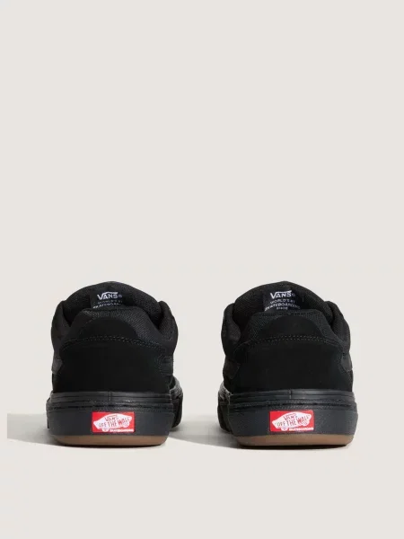 Кожаные кеды Vans черные