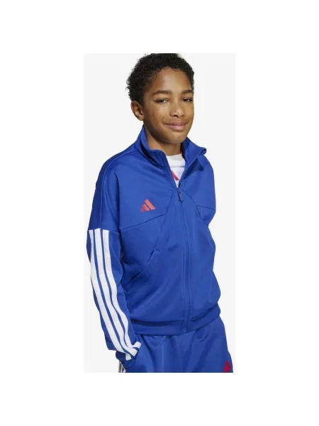 Kurtka Adidas House of Tiro Granatowa Junior niebieska