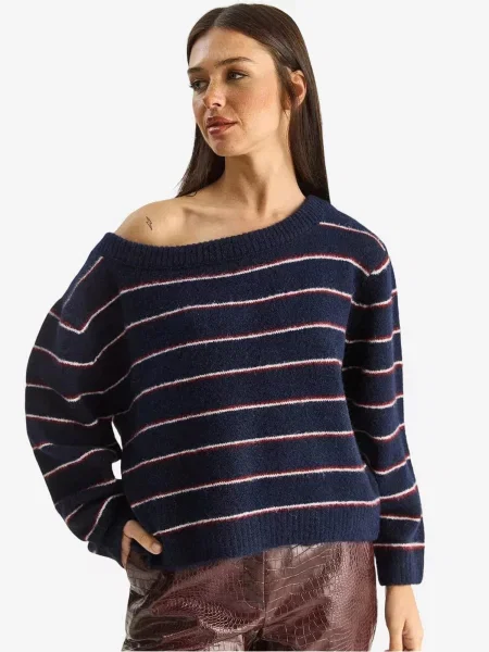 Bianco Lucci Pulóver Pullover' kék