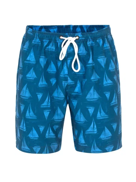Jimmy Sanders Plavecké šortky námořnická modř / nebeská modř