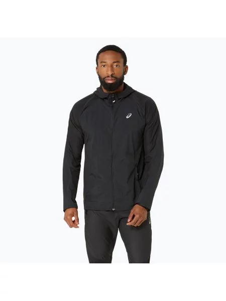 Kurtka do biegania ASICS Road Packable performance black czarna