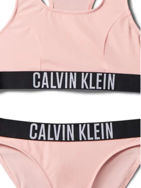 Jednodílné plavky Calvin Klein Swimwear růžové