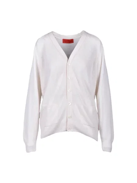 Kardigan Wild Cashmere z kaszmiru biały