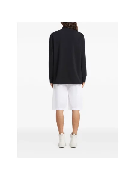 Koszulka polo Courreges czarna