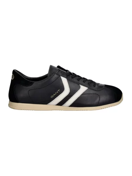 Sneakersy Gant skórzane czarne